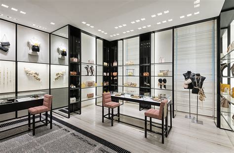 chanel boutique interior.